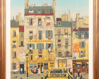 Michel Delacroix signed/# lithograph