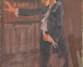 French Impressionist painting (school of Renoir)