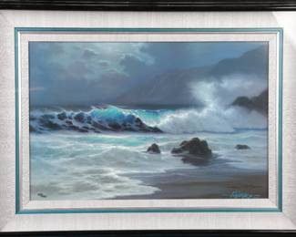 Roy Gonzales Tabora Hawaiian seascape s/#