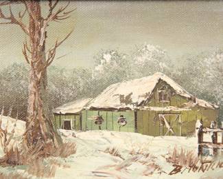 Bernice Huntington oil painting