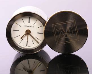 Tiffany & Co. travel clock