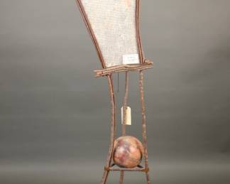 Pam Dennis pottery lamp