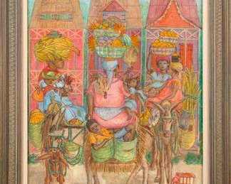 Alix Roy oil painting