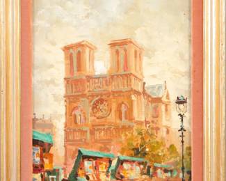 MCM Notre Dame Cathedral painting