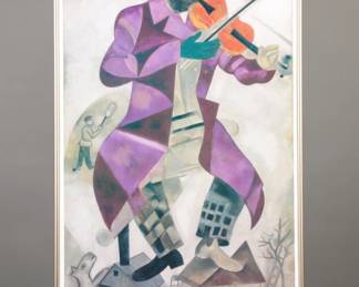 Marc Chagall Guggenheim Museum poster