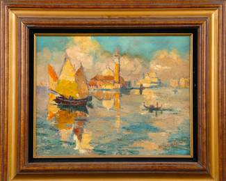 M. Warenskjøld MCM Norwegian oil painting