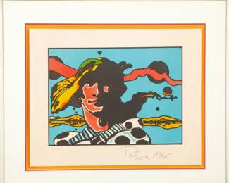 Peter Max signed/# lithograph