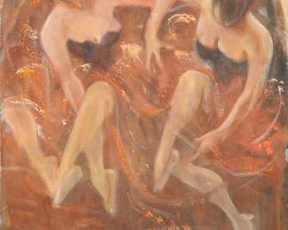 French Impressionist painting (school of Renoir)