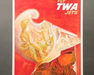 David Klein MCM TWA poster: Greece