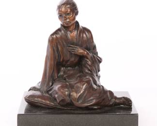 S.E. Maloney bronze Japanese woman