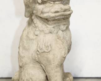 Concrete Foo Dog statue