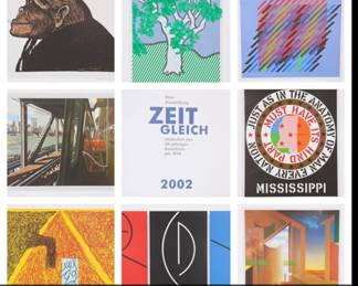 Pop Art Serigraphs calendar: Roy Lichtenstein, Robert Indiana, Richard Estes. +