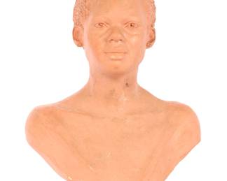 S.E. Maloney terra cotta bust