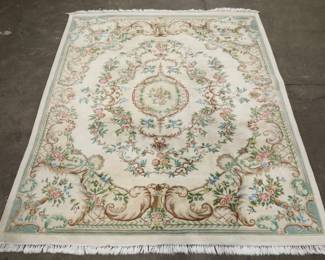 French Savonnerie wool carpet