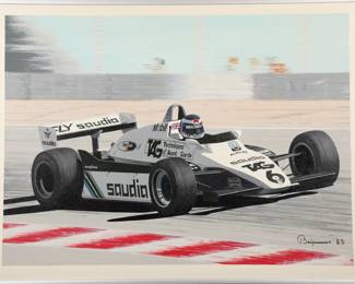 Arthur Benjamins large oil/ canvas painting