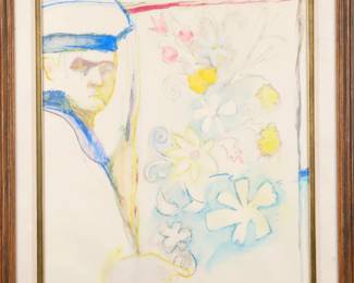 Robert Bailey mixed media on paper