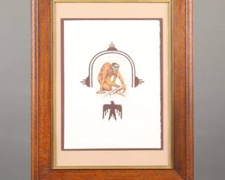 Barbara Manahattan etching s/#