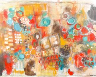 Lisa Baker abstract acrylic painting