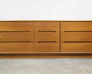 MCM Teak Vanity dresser made by Sun Cabinet Co. 