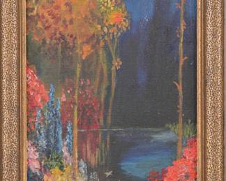 Leon Riegel Art Nouveau painting