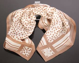 Oscar de la Renta silk scarf