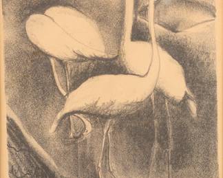 Art Deco etching by Elizabeth Summers