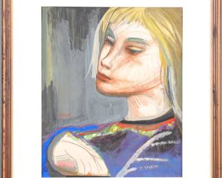 Josef Presser painting/paper