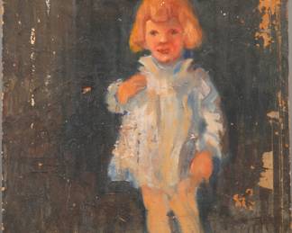 French Impressionist painting (school of Renoir)