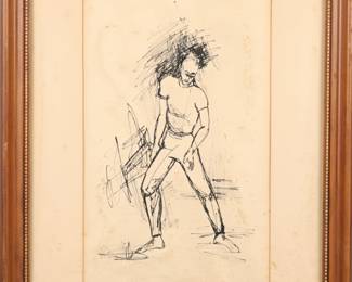 Kenneth Callahan original ink drawing