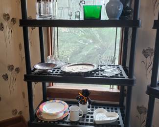 Glassware & Silver Plate Items