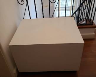 MCM White Cube Table