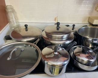 Pots and pans.