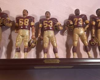 Danbury Mint NFL Washington Redskins "The Hogs" figurine statue.
