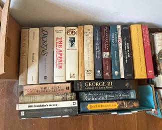 Large selection of books.