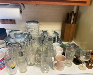 Glassware and more.