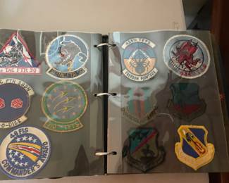 Assorted military pins, buttons, badges, stickers and more!