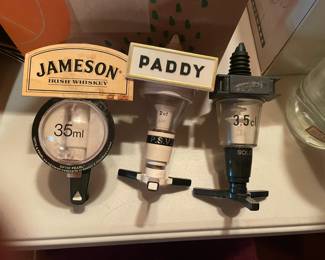 Assorted dispensers.