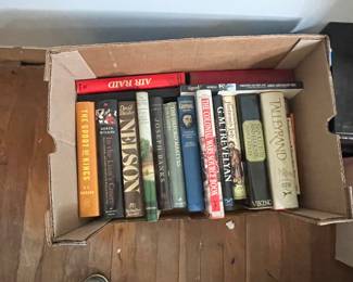 A large amount of books!