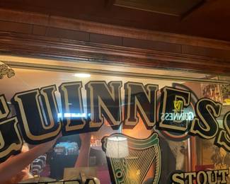 Guinness mirror.