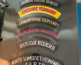 Assorted military pins, buttons, badges, stickers and more!