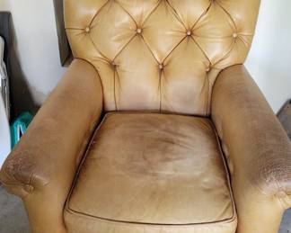 Button Backed Armed Chair