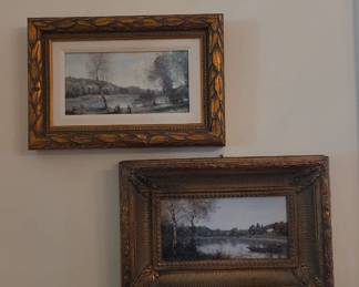 2 Oil Paintings. 16 L X 11 H