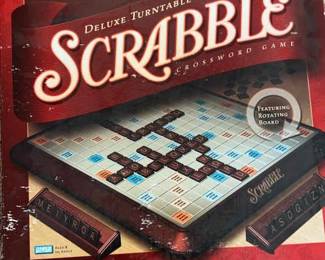 Deluxe Turntable Scrabble Board