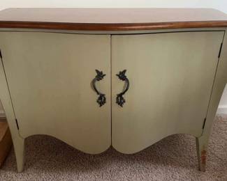 Arhaus Sage Green Console Cabinet