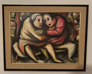 Original signed work by HG Glyde
Two Figures
Oil
12.5x17.25 in. approx.