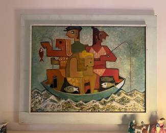 Original signed work by HG Glyde
"Jiggers" 1968
Oil
24x32 in. approx.