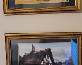 English Street scene art