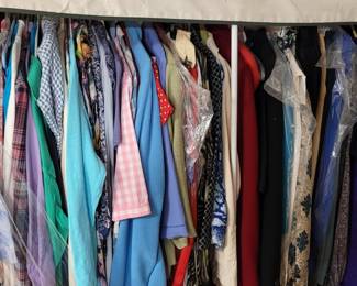 WE HAVE HUNDREDS OF ITEMS OF LADIES CLOTHING!   FILL ONE OF THE TRASH BAGS WE PROVIDE FOR $20!!!!