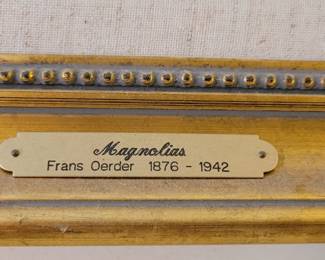 'Magnolias' by Frans Oerder, reproduction