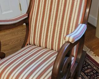Upholstered rocker